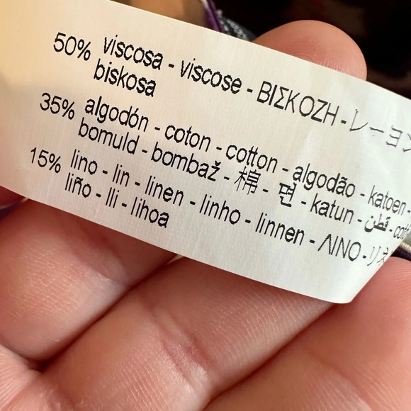 NEW! ZARA Purple Tie Dye Floral Bandeau Top SMALL DARING Hippie Boho Criss Cross - Picture 10 of 13